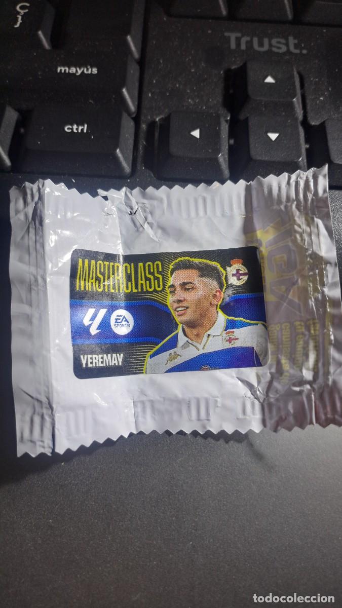 Coleccionismo cromos antiguos: CROMO YEREMAY MASTERCLASS DEPORTIVO DE LA CORU&Ntilde;A CHICLE LIGA 2026 2027 26 27 ESTE PANINI NUNCA PEGAD