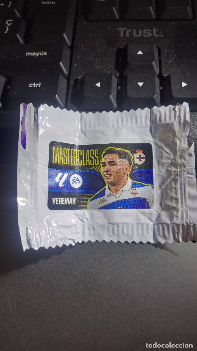 Coleccionismo cromos antiguos: CROMO YEREMAY MASTERCLASS DEPORTIVO DE LA CORU&Ntilde;A CHICLE LIGA 2026 2027 26 27 ESTE PANINI NUNCA PEGAD