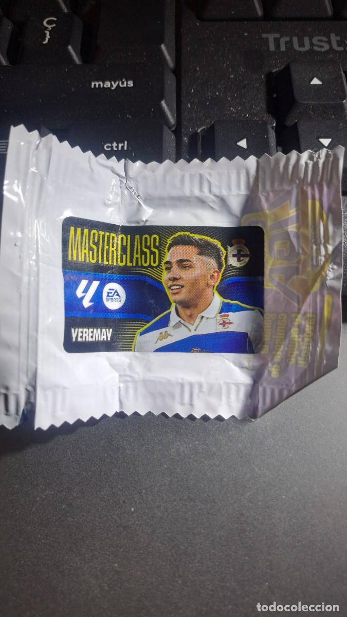 Coleccionismo cromos antiguos: CROMO YEREMAY MASTERCLASS DEPORTIVO DE LA CORU&Ntilde;A CHICLE LIGA 2026 2027 26 27 ESTE PANINI NUNCA PEGAD