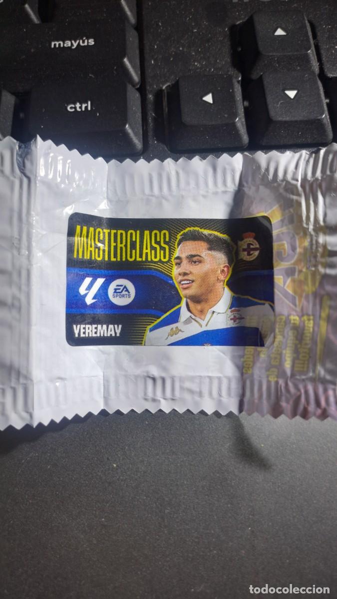 Coleccionismo cromos antiguos: CROMO YEREMAY MASTERCLASS DEPORTIVO DE LA CORU&Ntilde;A CHICLE LIGA 2026 2027 26 27 ESTE PANINI NUNCA PEGAD