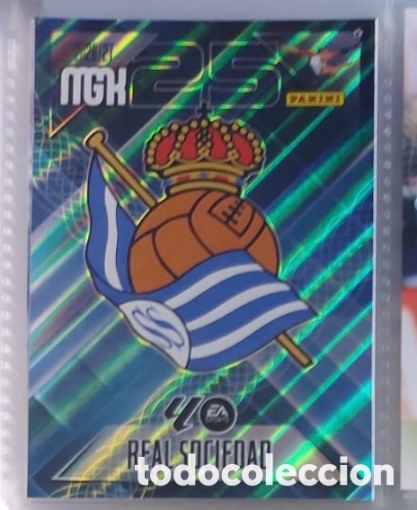 Coleccionismo cromos antiguos: 307 ESCUDO REAL SOCIEDAD Mgk megacracks 25 aniversario a&ntilde;o 2026 2027
