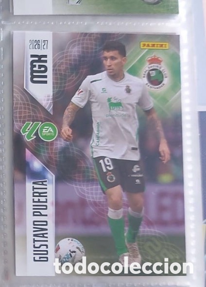 Coleccionismo cromos antiguos: 281 GUSTAVO PUERTAS RACING CLUB SANTANDER Mgk megacracks 25 aniversario a&ntilde;o 2026 2027