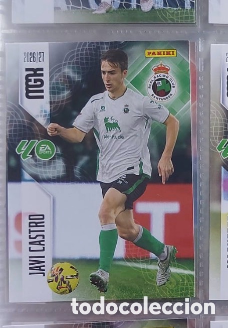 Coleccionismo cromos antiguos: 277 JAVI CASTRO RACING CLUB DE SANTANDER Mgk megacracks 25 aniversario a&ntilde;o 2026 2027