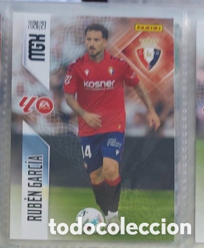 Coleccionismo cromos antiguos: 265 RUB&Eacute;N GARCIA OSASUNA Mgk megacracks 25 aniversario a&ntilde;o 2026 2027