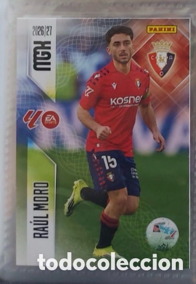 Coleccionismo cromos antiguos: 267 RA&Uacute;L MORO OSASUNA Mgk megacracks 25 aniversario a&ntilde;o 2026 2027