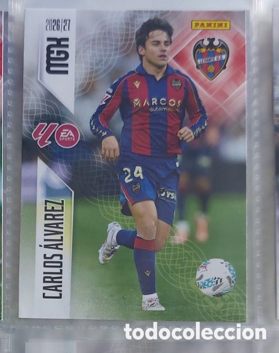 Coleccionismo cromos antiguos: 211 CARLOS &Aacute;LVAREZ LEVANTE Mgk megacracks 25 aniversario a&ntilde;o 2026 2027