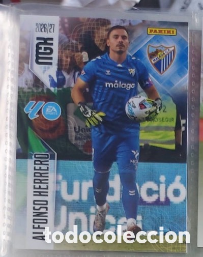 Coleccionismo cromos antiguos: 236 ALFONSO HERRERO M&Aacute;LAGA Mgk megacracks 25 aniversario a&ntilde;o 2026 2027