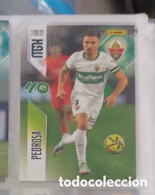 Coleccionismo cromos antiguos: 152 PEDROSA ELCHE Mgk megacracks 25 aniversario a&ntilde;o 2026 2027