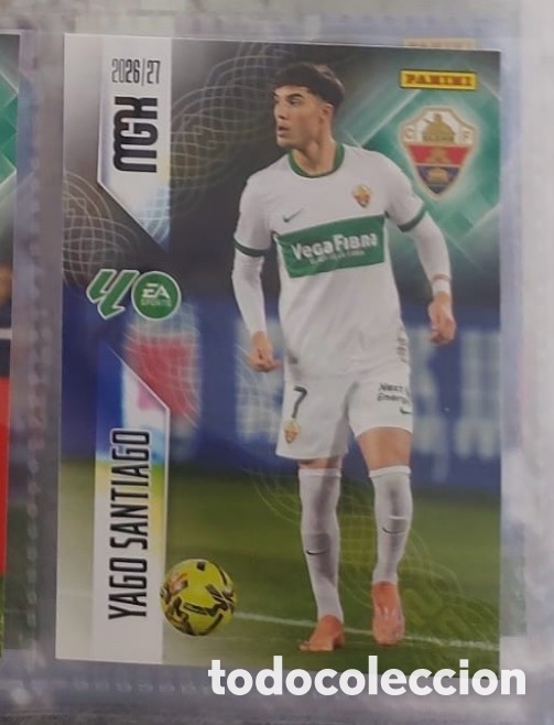 Coleccionismo cromos antiguos: 161 YAGO SANTIAGO Mgk megacracks 25 aniversario a&ntilde;o 2026 2027