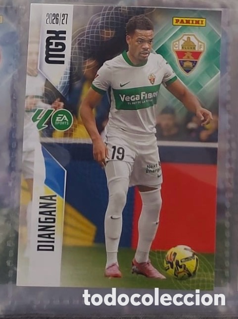 Coleccionismo cromos antiguos: 160 DIANGANA ELCHE Mgk megacracks 25 aniversario a&ntilde;o 2026 2027