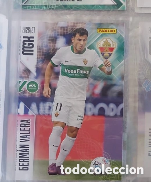 Coleccionismo cromos antiguos: 153 GERM&Aacute;N VALERA ELCHE Mgk megacracks 25 aniversario a&ntilde;o 2026 2027