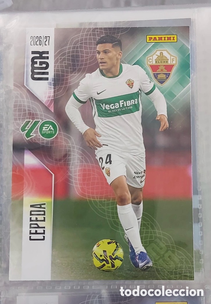 Coleccionismo cromos antiguos: 162 CEPEDA ELCHE Mgk megacracks 25 aniversario a&ntilde;o 2026 2027