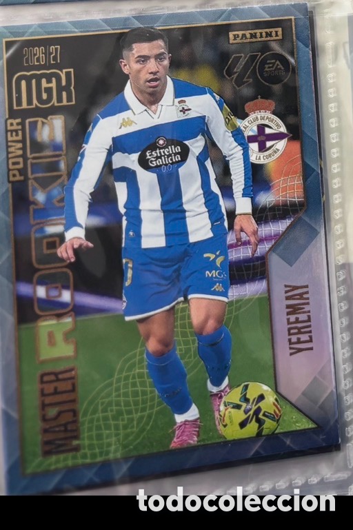 Coleccionismo cromos antiguos: YEREMAY DEPORTIVO DE LA CORU&Ntilde;A M&Aacute;STER ROOKIE POWER Mgk megacracks 25 aniversario a&ntilde;o 2026 2027