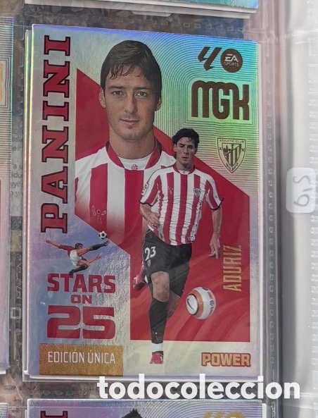 Coleccionismo cromos antiguos: 433 ADURIZ ATHLETIC CLUB STARS ON 25 POWER Mgk megacracks 25 aniversario a&ntilde;o 2026 2027