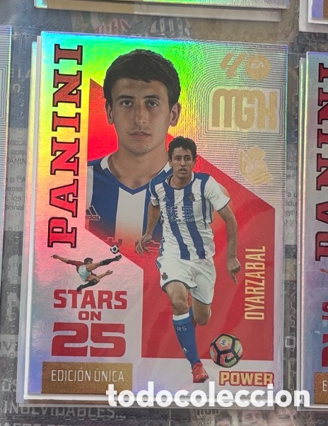 Coleccionismo cromos antiguos: 448 OYARZABAL REAL SOCIEDAD STARS ON 25 POWER Mgk megacracks 25 aniversario a&ntilde;o 2026 2027