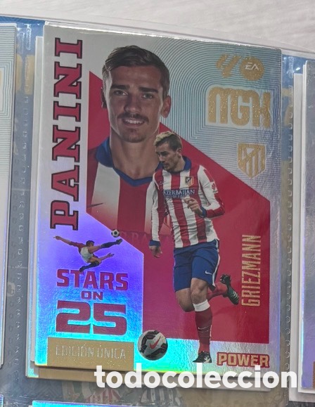 Coleccionismo cromos antiguos: 443 GRIEZMANN ATL&Eacute;TICO MADRID STARS ON 25 POWER Mgk megacracks 25 aniversario a&ntilde;o 2026 2027