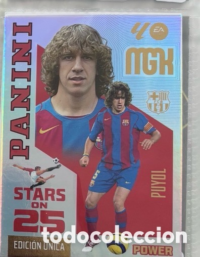 Coleccionismo cromos antiguos: 429 PUYOL FC BARCELONA STARS ON 25 POWER Mgk megacracks 25 aniversario a&ntilde;o 2026 2027
