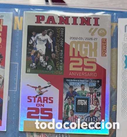 Coleccionismo cromos antiguos: 424 STARS ON 25 POWER Mgk megacracks 25 aniversario a&ntilde;o 2026 2027