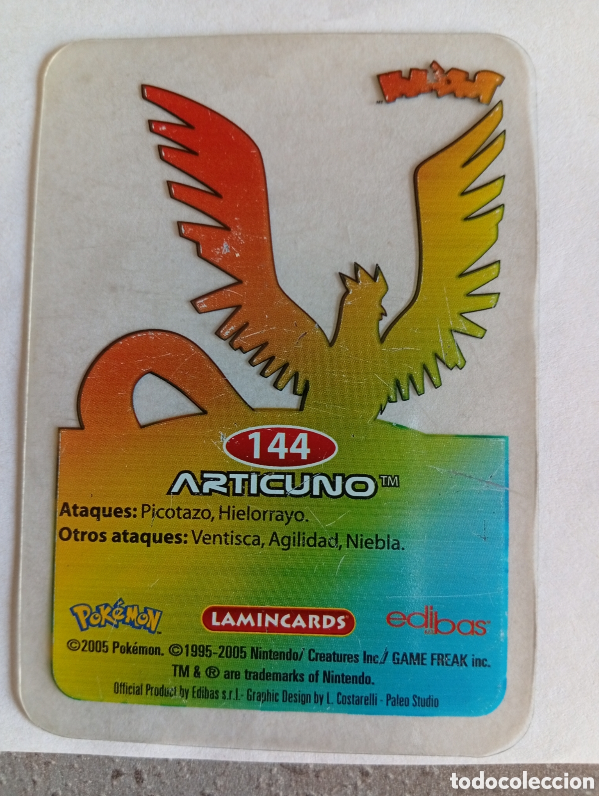 Coleccionismo cromos antiguos: POKEMON 144 EDIBAS LAMINCARDS 2005 - Foto 2