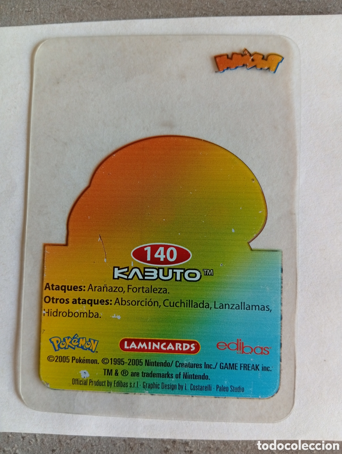 Coleccionismo cromos antiguos: POKEMON 140 EDIBAS LAMINCARDS 2005 - Foto 2