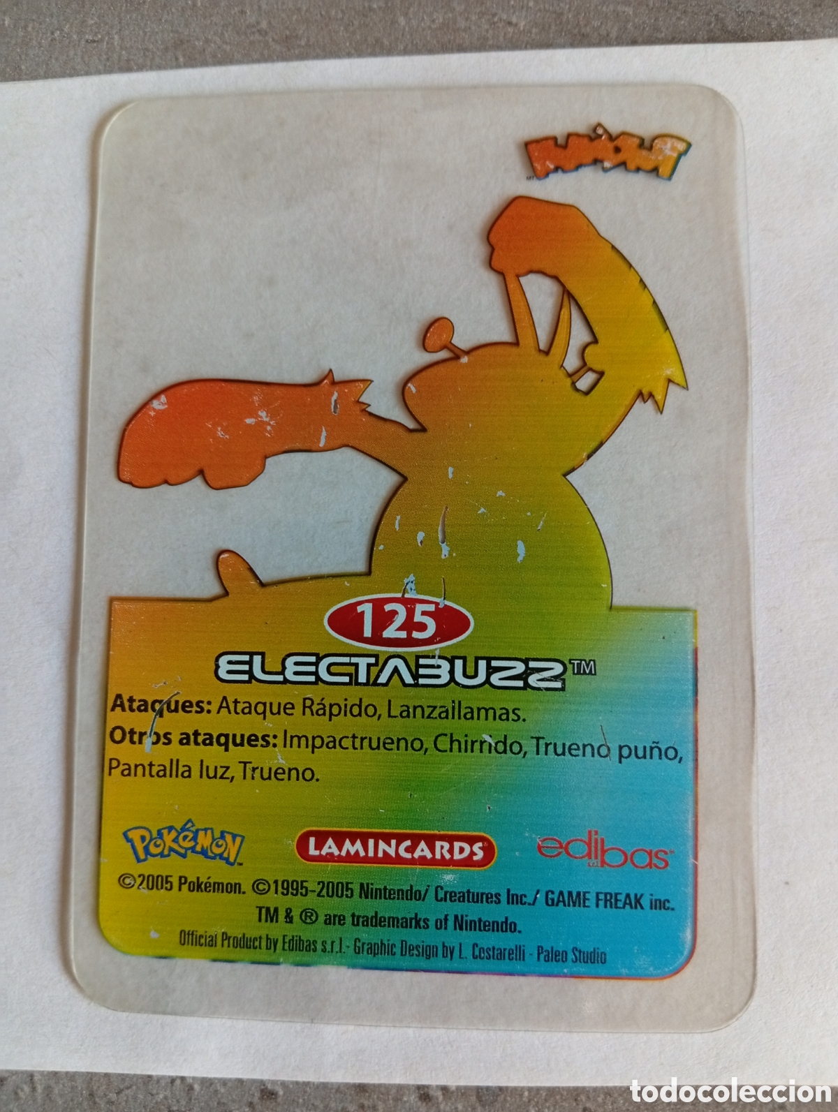Coleccionismo cromos antiguos: POKEMON 125 EDIBAS LAMINCARDS 2005 - Foto 2