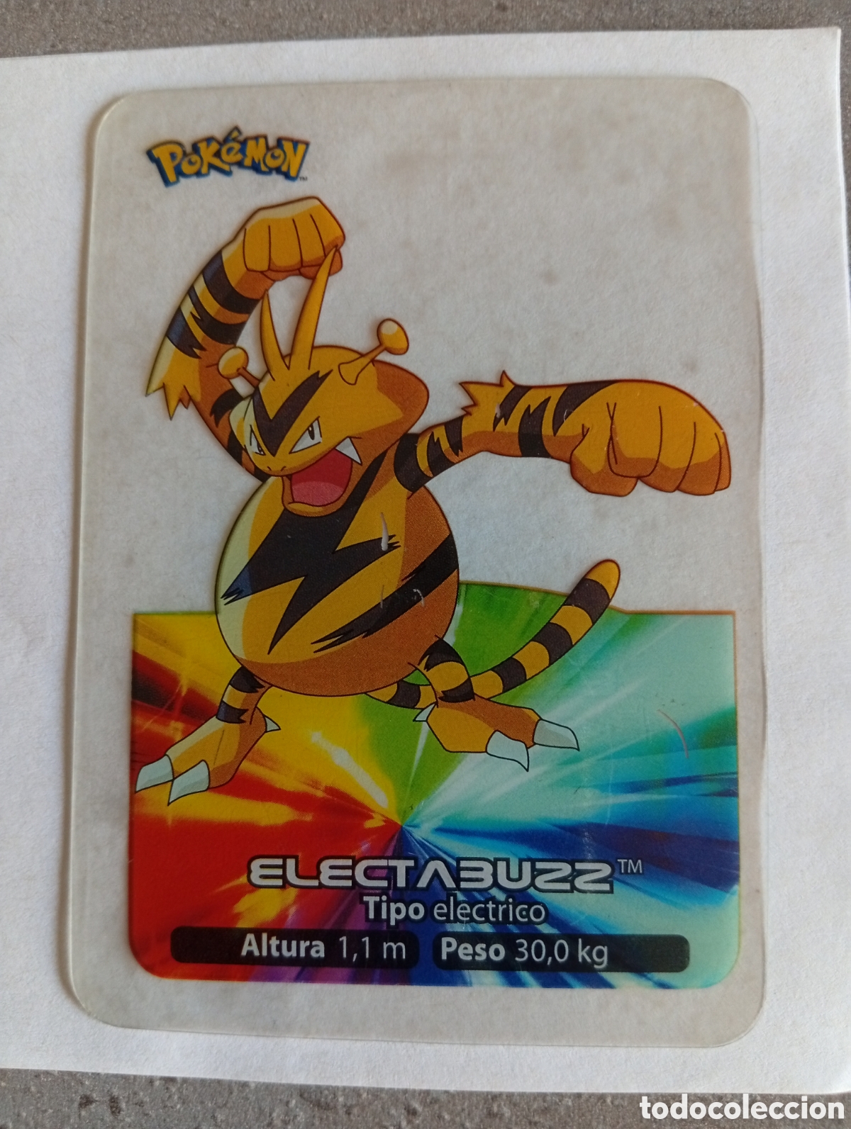 Collectable Antique Stickers: POKEMON 125 EDIBAS LAMINCARDS 2005