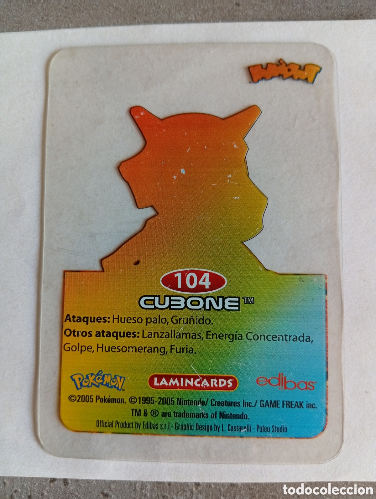 Coleccionismo cromos antiguos: POKEMON 104 EDIBAS LAMINCARDS 2005 - Foto 2