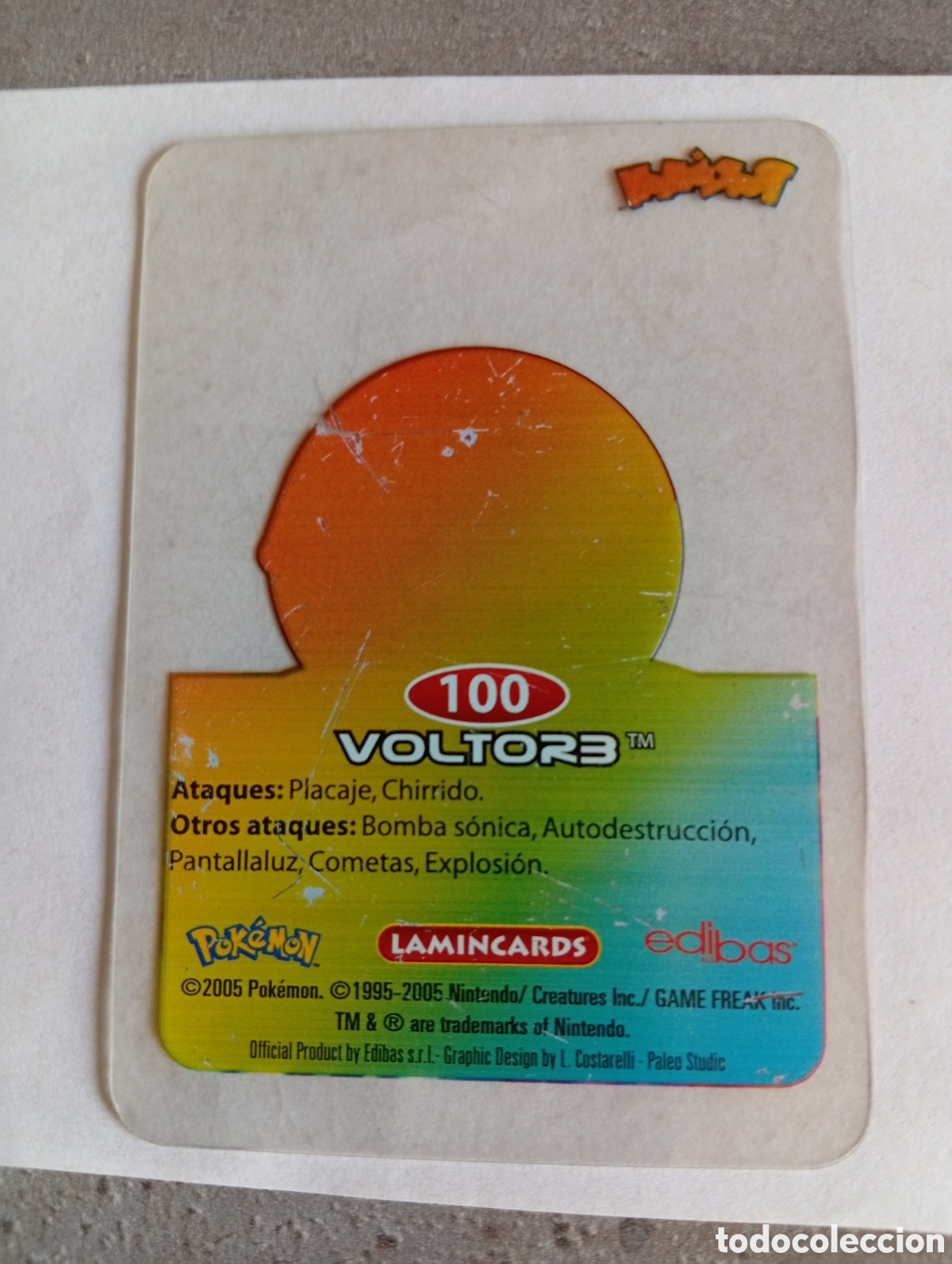 Coleccionismo cromos antiguos: POKEMON 100 EDIBAS LAMINCARDS 2005 - Foto 2