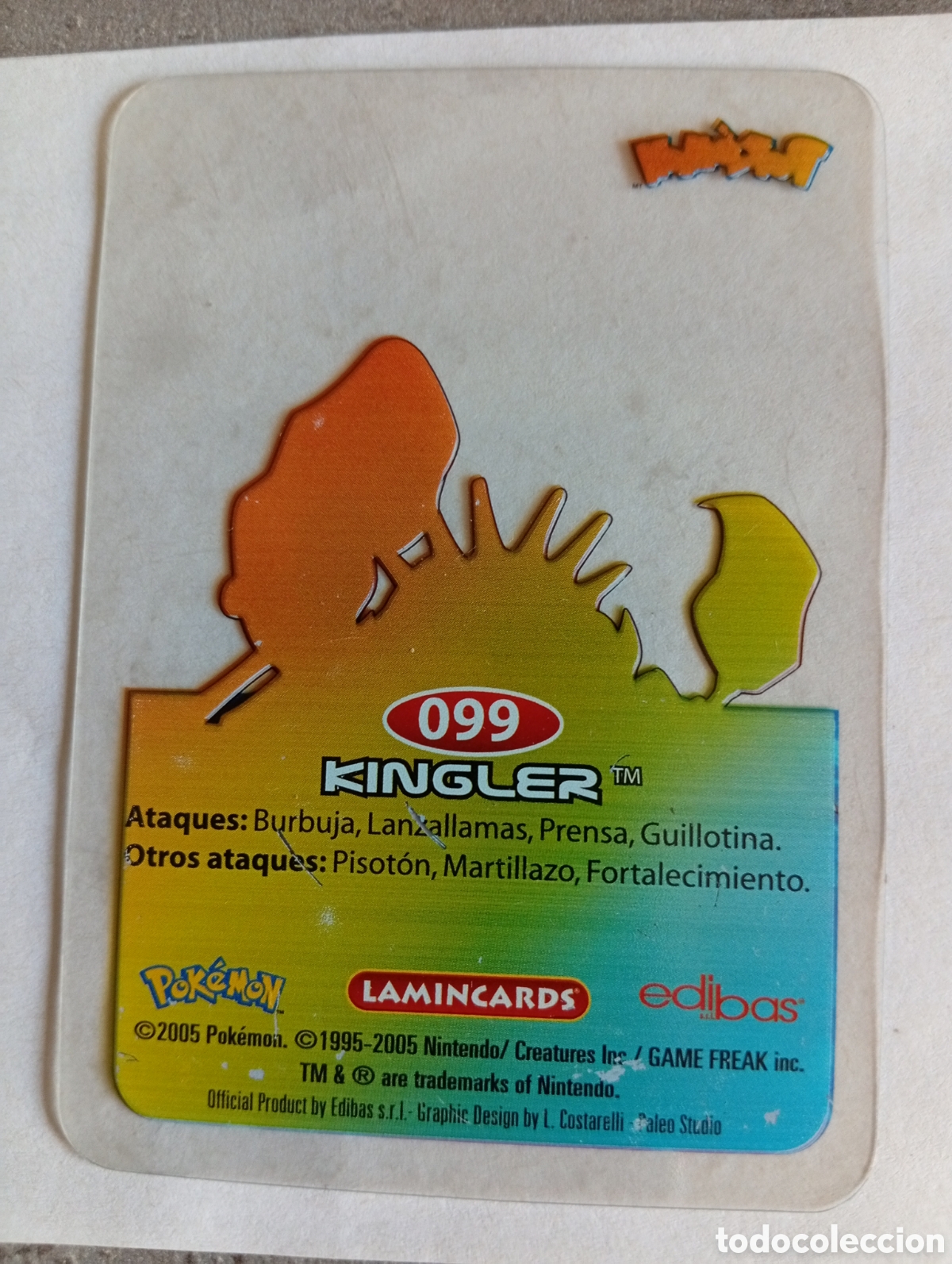Coleccionismo cromos antiguos: POKEMON 99 EDIBAS LAMINCARDS 2005 - Foto 2