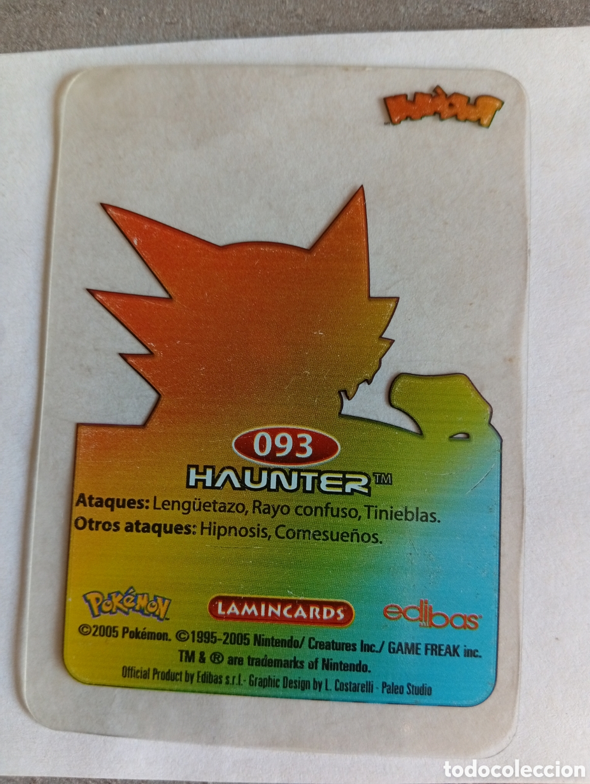Coleccionismo cromos antiguos: POKEMON 93 EDIBAS LAMINCARDS 2005 - Foto 2