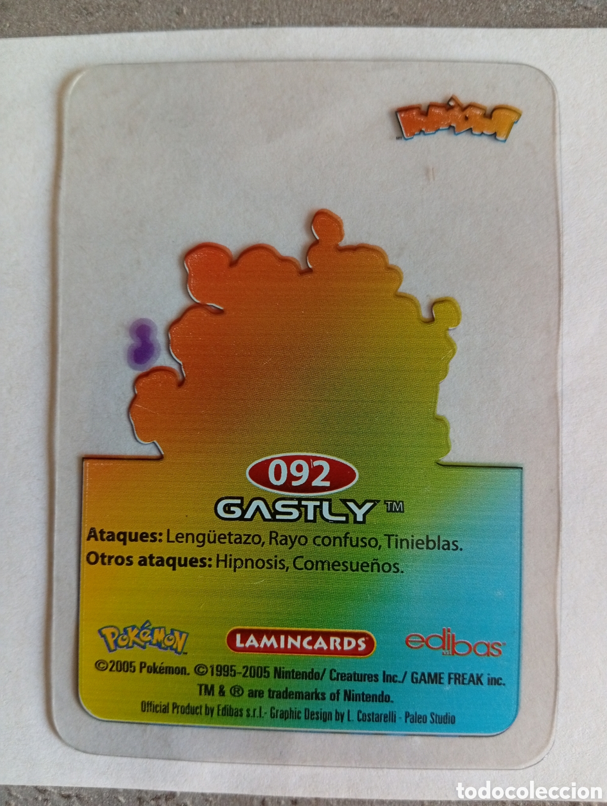 Coleccionismo cromos antiguos: POKEMON 92 EDIBAS LAMINCARDS 2005 - Foto 2