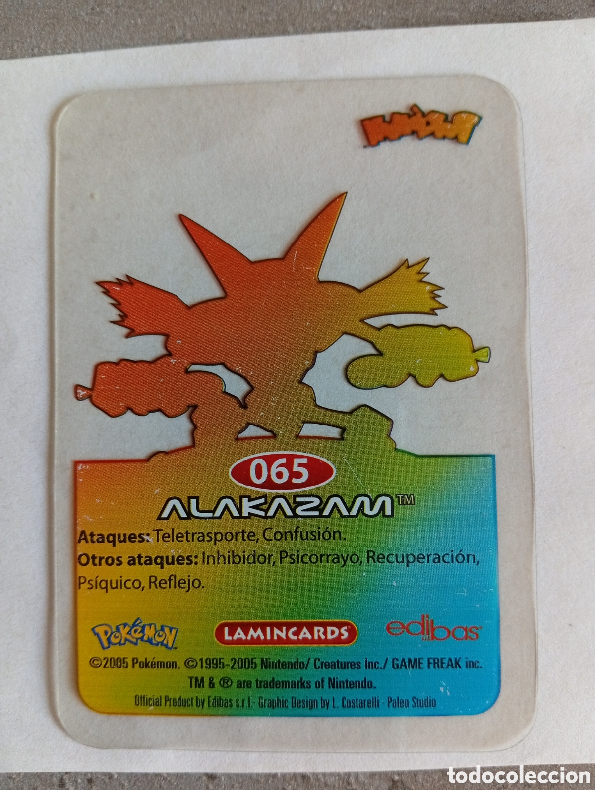 Coleccionismo cromos antiguos: POKEMON 65 EDIBAS LAMINCARDS 2005 - Foto 2