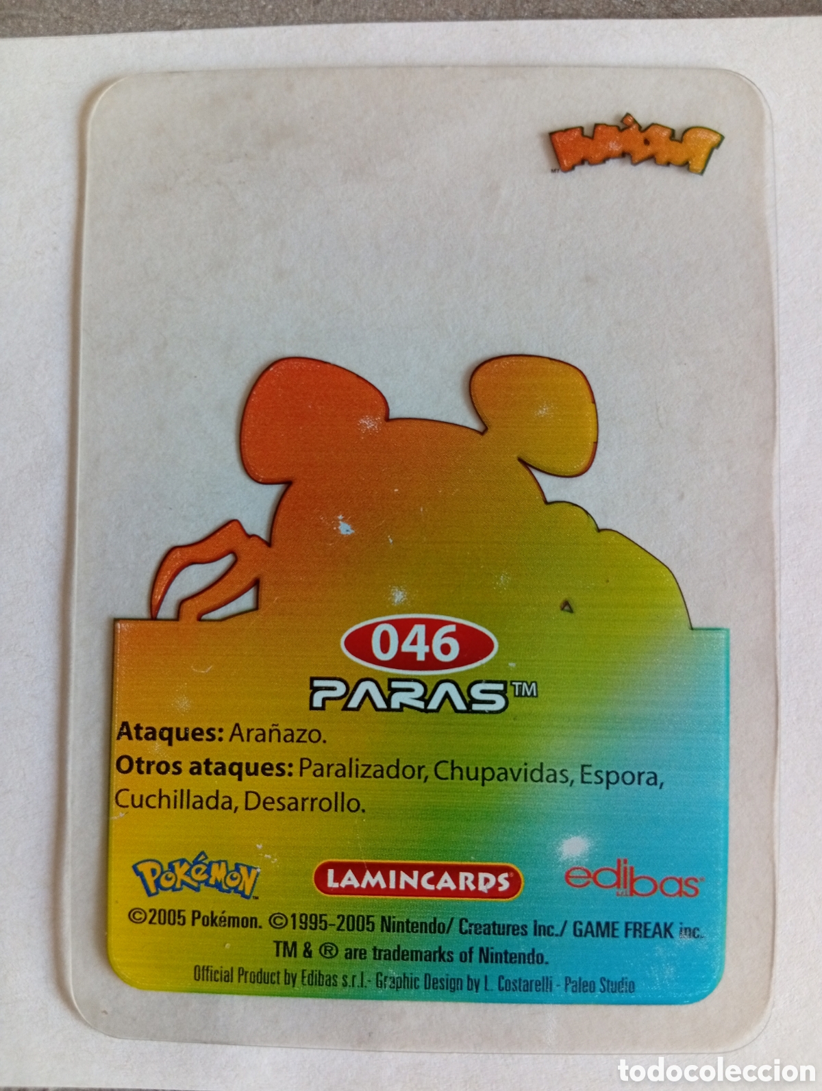 Coleccionismo cromos antiguos: POKEMON 46 EDIBAS LAMINCARDS 2005 - Foto 2