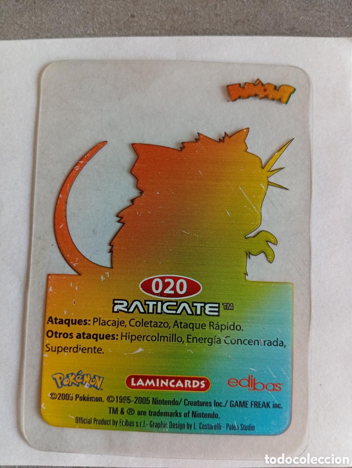 Coleccionismo cromos antiguos: POKEMON 20 EDIBAS LAMINCARDS 2005 - Foto 2