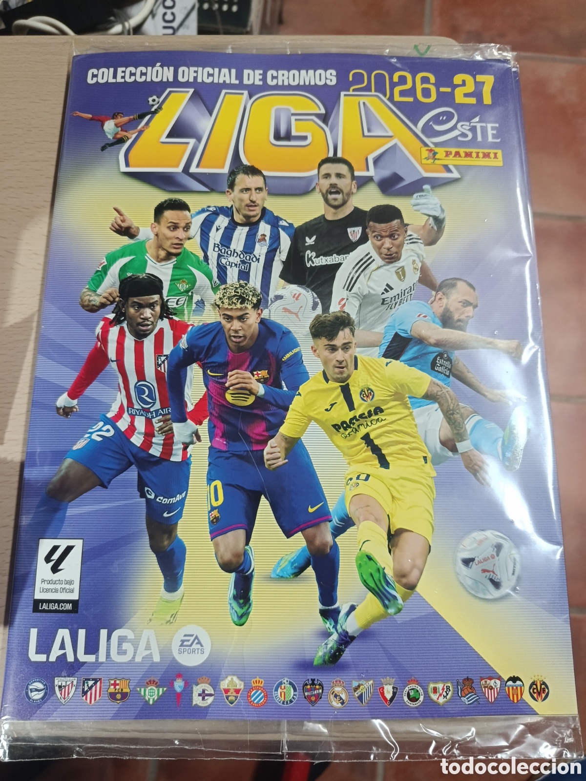 Coleccionismo cromos antiguos: ALBUM PLANCHA LIGA ESTE 26 27 2026 2027