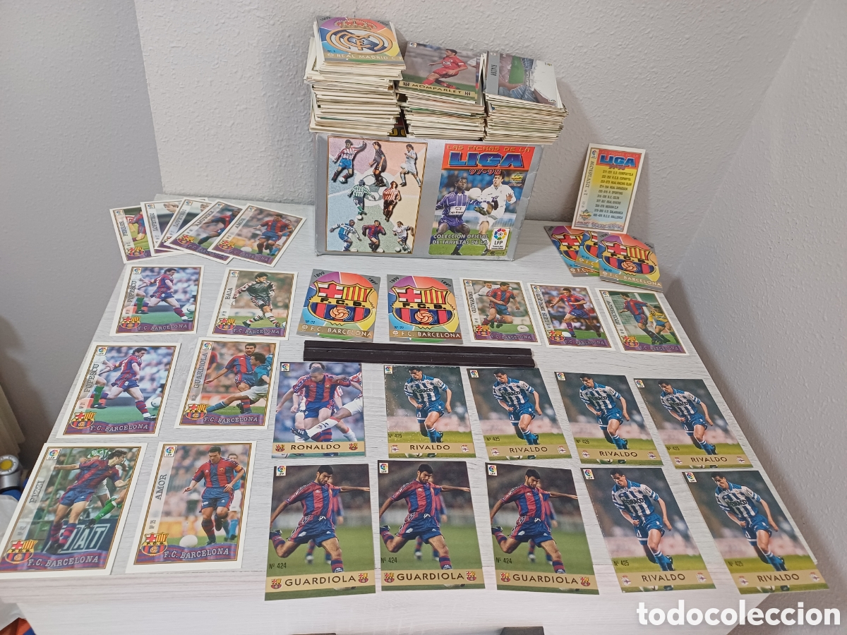 Coleccionismo cromos antiguos: LOTE LAS FICHAS DE LA LIGA, F&Uacute;TBOL, MUNDICROMO 97-98, MAS DE 350 CROMOS ABIERTOS DE SOBRE