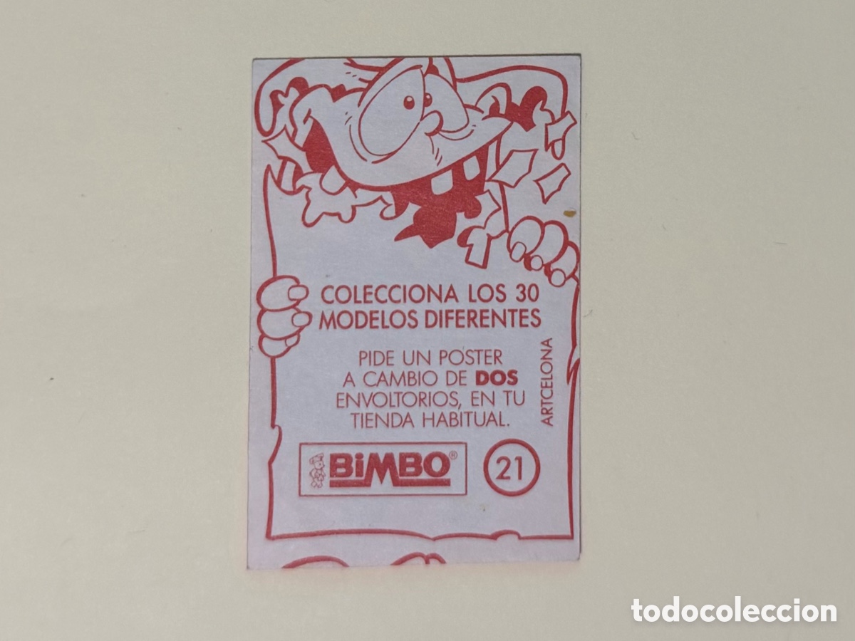 Coleccionismo cromos antiguos: Cromo Bimbo El, Mostruo N&ordm; 21 - Foto 2