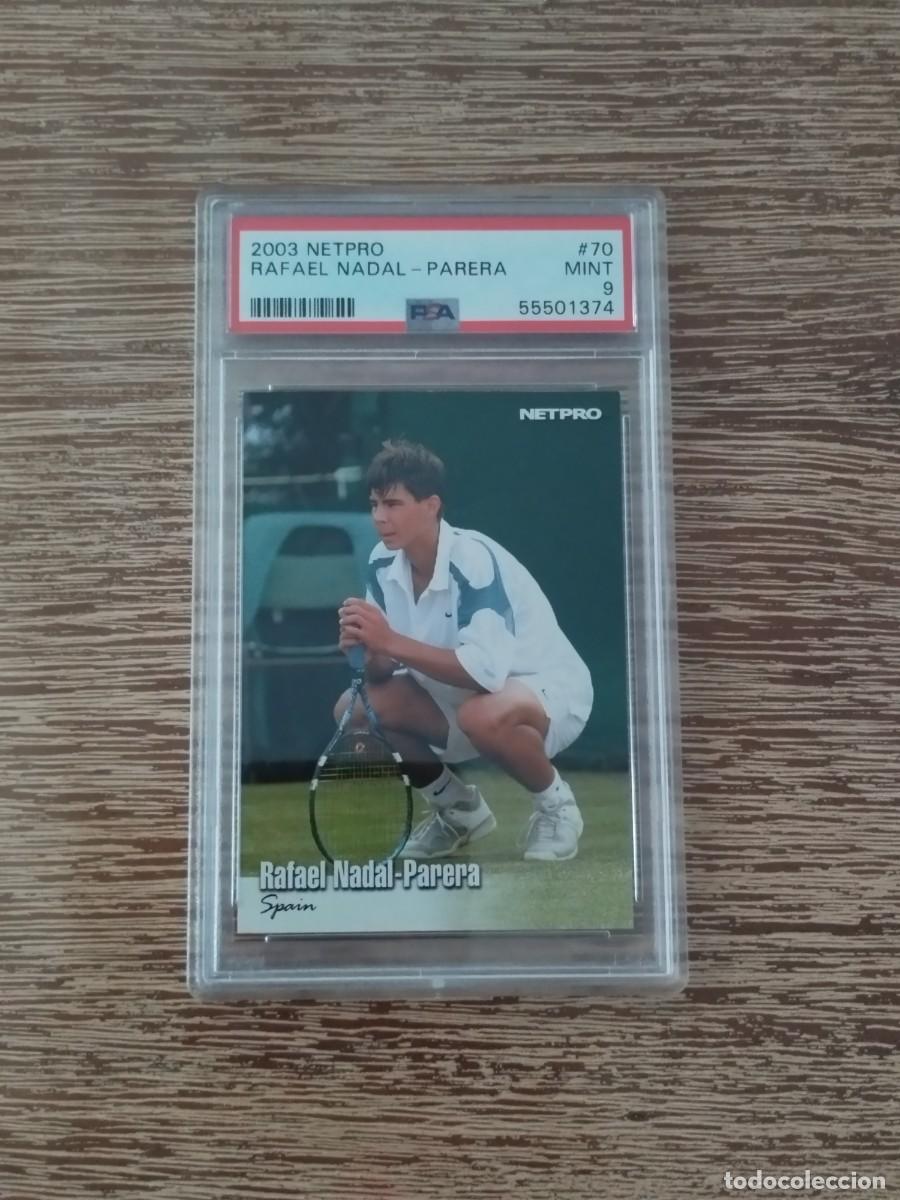 Coleccionismo cromos antiguos: Rafael Nadal - NetPro 2003 - PSA 9 -