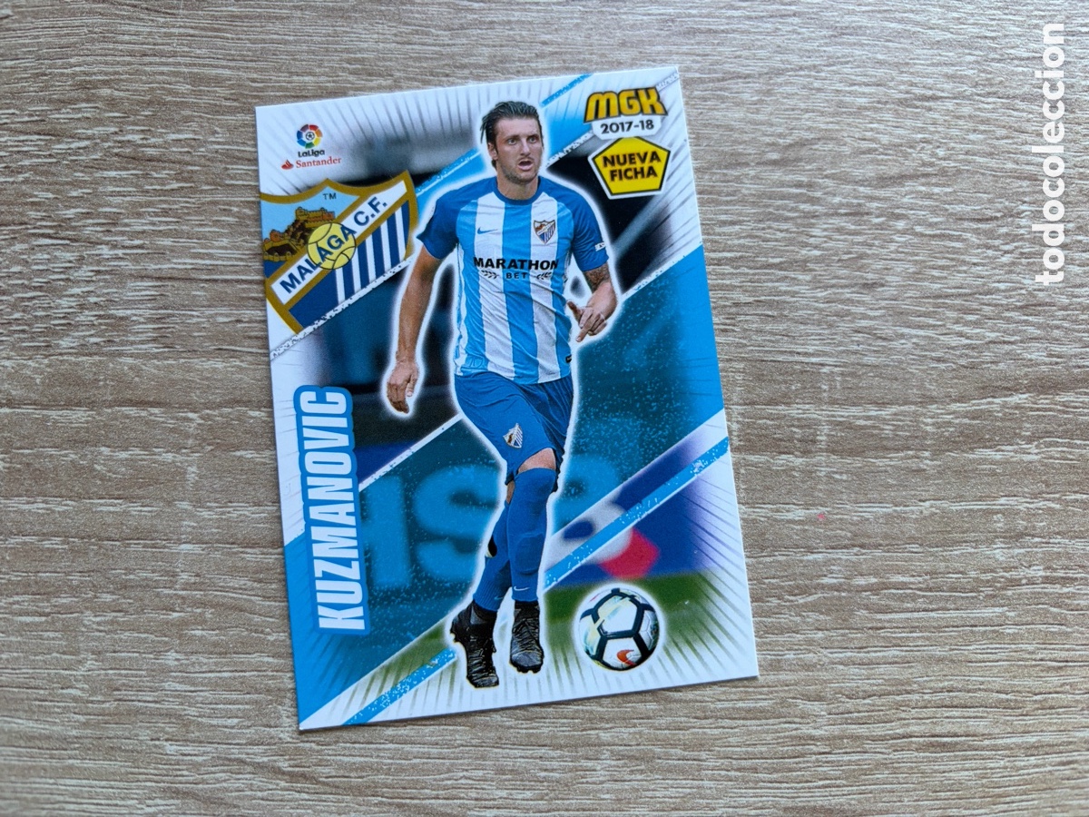 Coleccionismo cromos antiguos: 415 BIS ZDRAVKO KUZMANOVIC NUEVA FICHA MEGACRACKS MGK 2017 2018 17 18 M&Aacute;LAGA CF