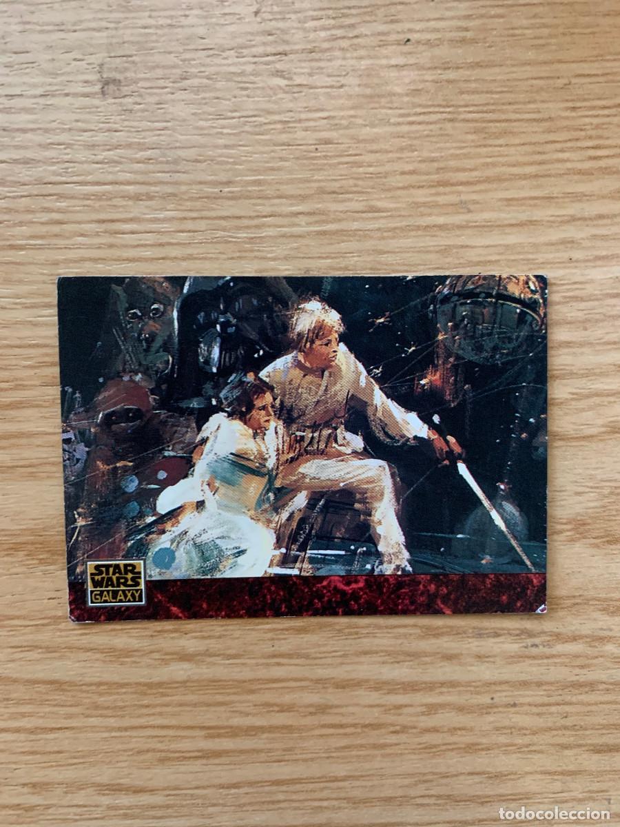 Coleccionismo cromos antiguos: Lote 40 Cartas Star Wars Galaxy - Foto 2