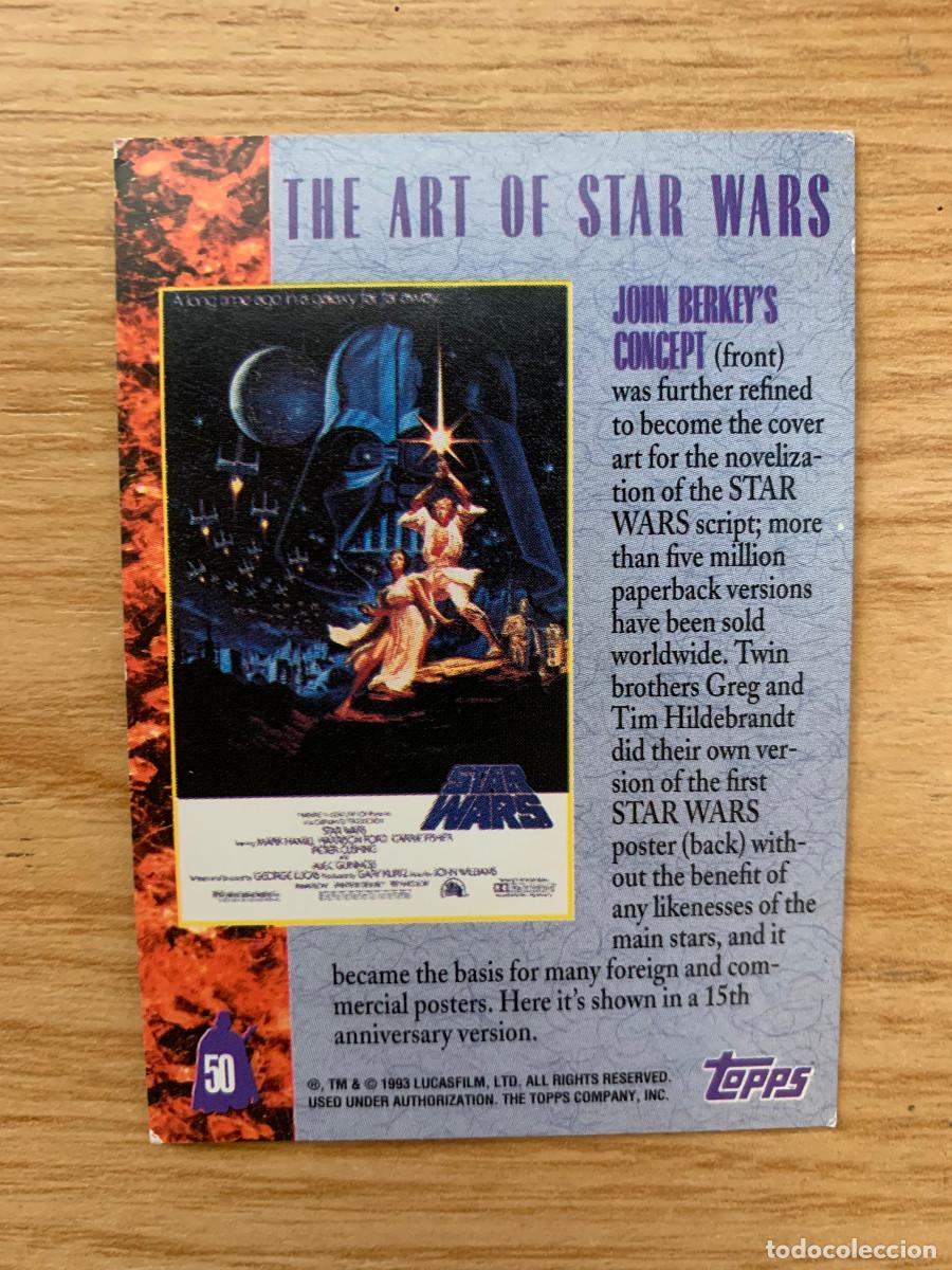 Coleccionismo cromos antiguos: Lote 40 Cartas Star Wars Galaxy - Foto 3