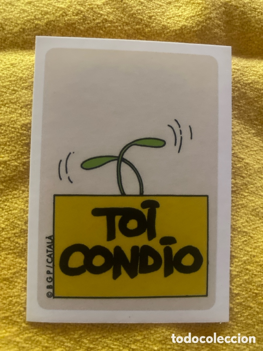 Coleccionismo cromos antiguos: Cromo Toi Condio coleccion