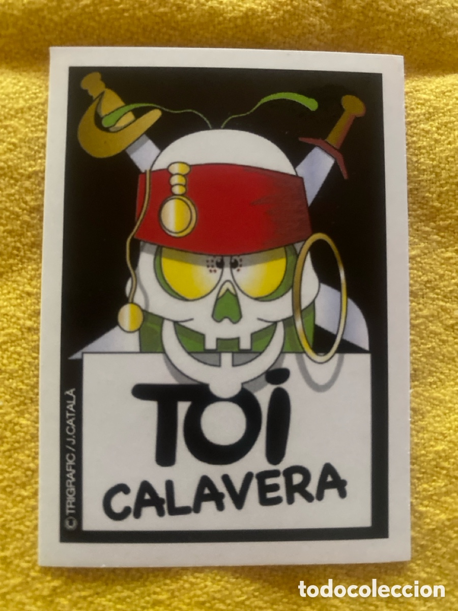 Coleccionismo cromos antiguos: Cromo coleccion Toi Calavera