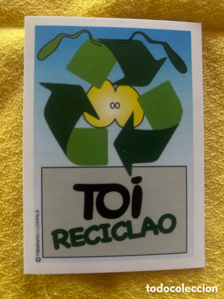 Coleccionismo cromos antiguos: Cromo coleccion Toi Reciclao