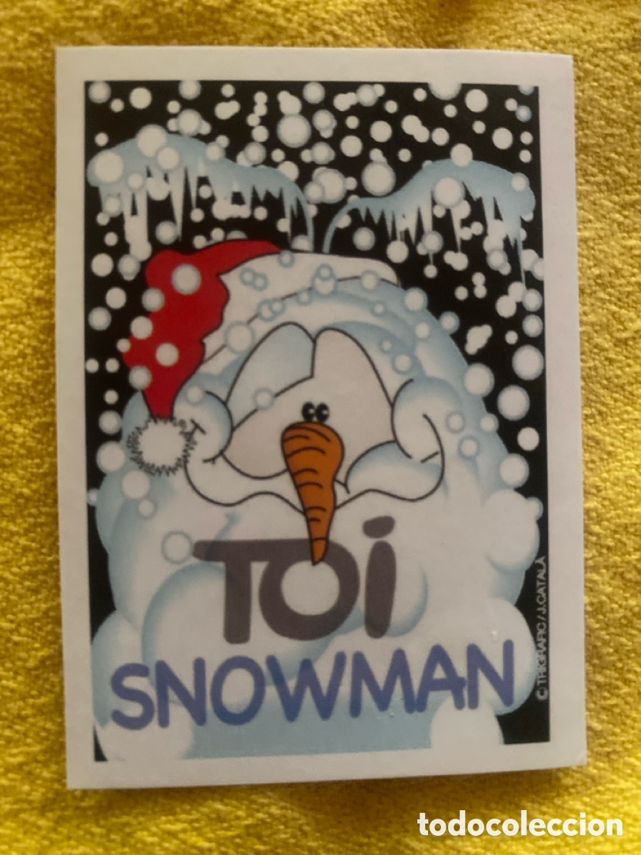 Coleccionismo cromos antiguos: Cromo coleccion Toi Snowman