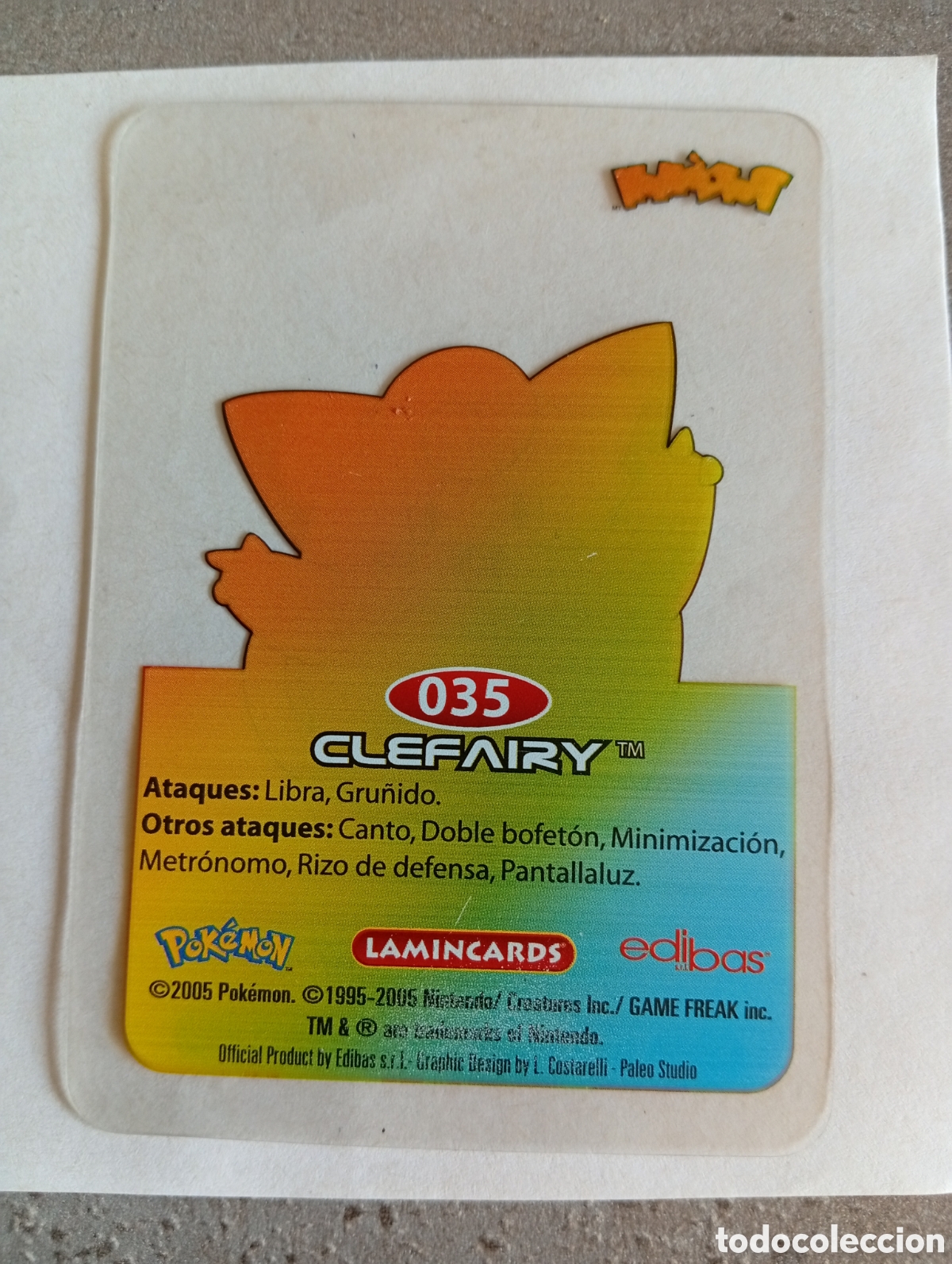 Coleccionismo cromos antiguos: POKEMON 35 EDIBAS LAMINCARDS 2005 - Foto 2