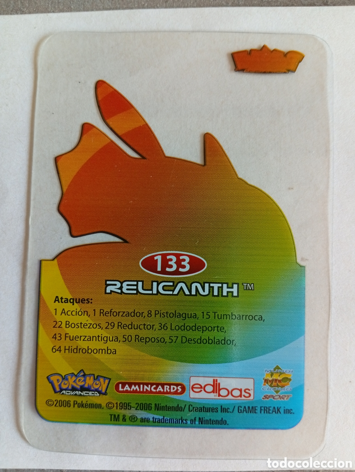 Coleccionismo cromos antiguos: POKEMON 133 EDIBAS LAMINCARDS 2005 - Foto 2