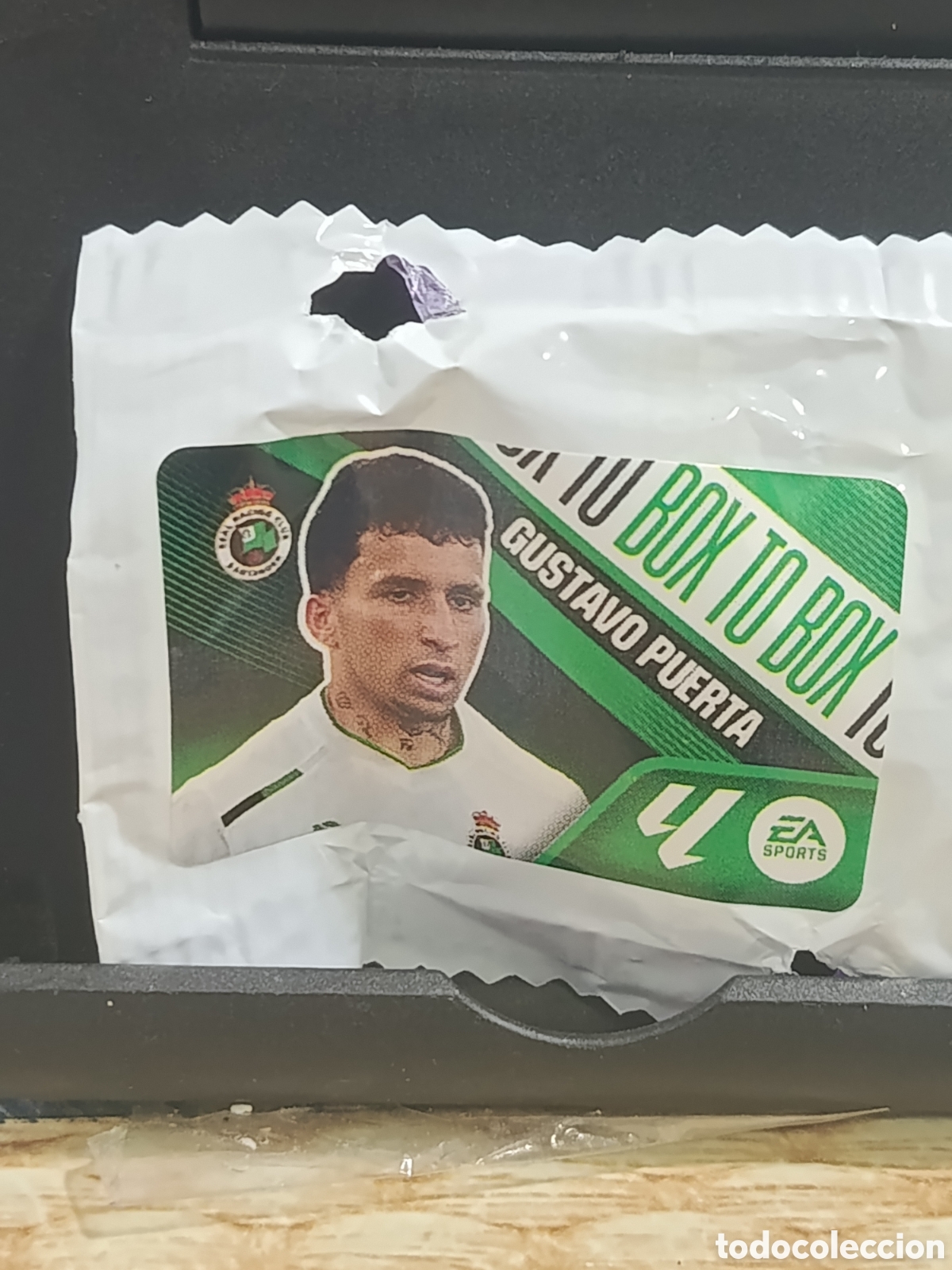 Sammeln alte Sammelbilder: GUSTAVO PUERTA RACING BOX TO BOX CROMO CHICLE LIGA ESTE 26 27 2026 2027 PANINI