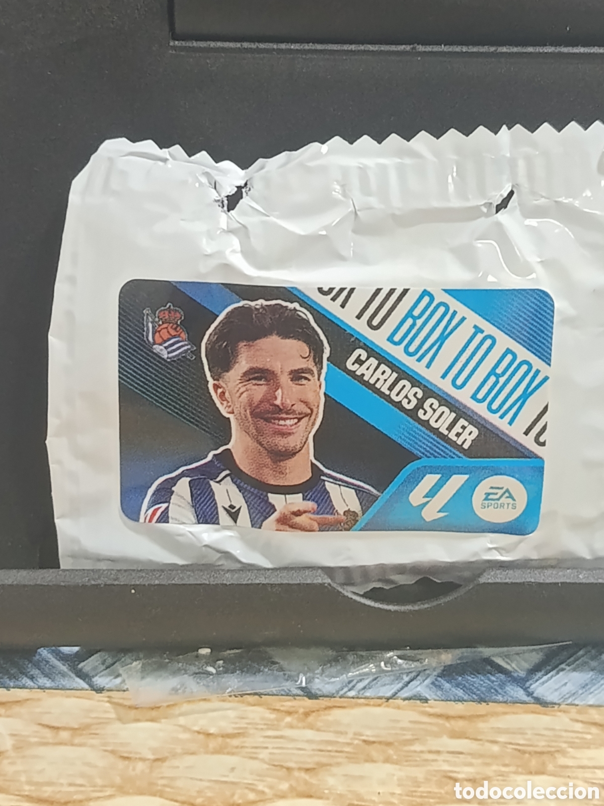 Coleccionismo cromos antiguos: CARLOS SOLER REAL SOCIEDAD BOX TO BOX CROMO CHICLE LIGA ESTE 26 27 2026 2027 PANINI