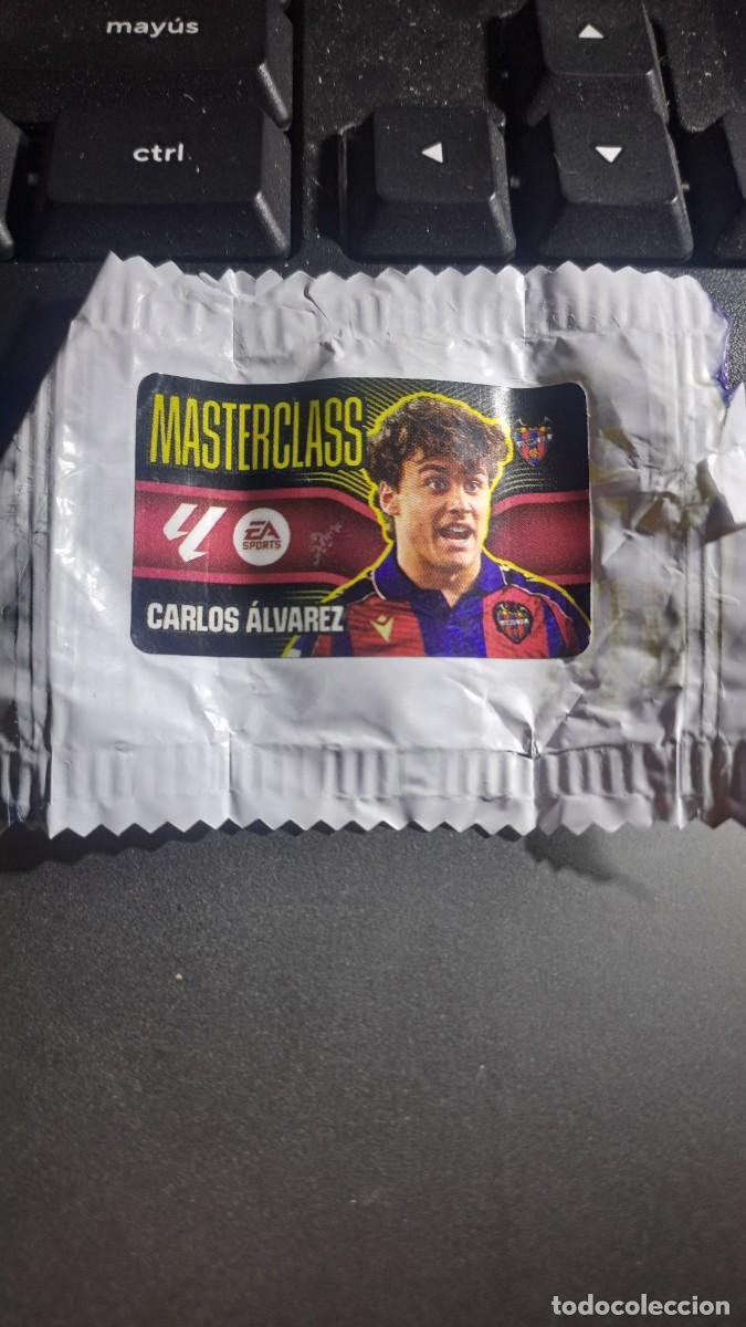Coleccionismo cromos antiguos: CROMO CARLOS ALVAREZ MASTERCLASS LEVANTE CHICLE LIGA 2026 2027 26 27 ESTE PANINI NUNCA PEGADO